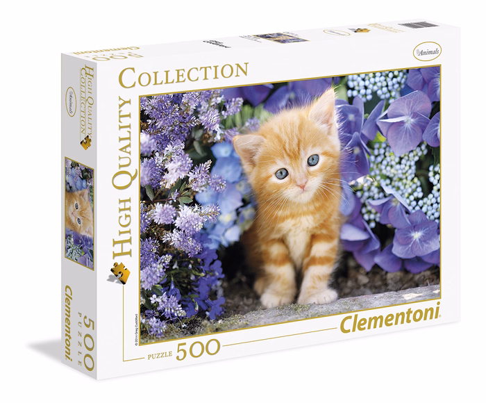 Clementoni Παζλ High Quality Collection Γατάκι Με Γαλανά Ματάκια 500 τμχ