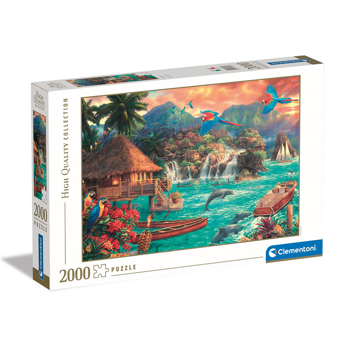 Clementoni Παζλ High Quality Collection Η Ζωή Στο Νησί 2000 τμχ