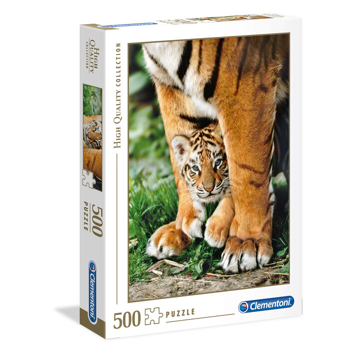 Clementoni Παζλ High Quality Collection Τίγρης Βεγγάλης Και Τιγράκι 500 τμχ