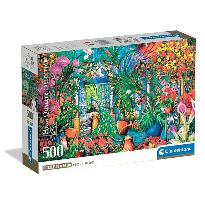 Clementoni Παζλ High Quality Collection Οι φροντιστές του Κήπου 500 τμχ - Compact Box