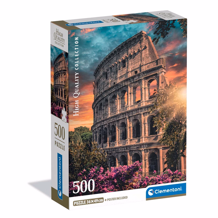 Clementoni Παζλ High Quality Collection Κολοσσαίο 500 τμχ - Compact Box
