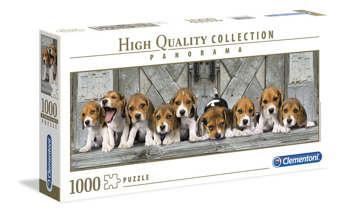 Clementoni Puzzle Panorama High Quality Collection Beagles 1000 pcs