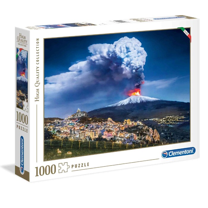 Clementoni Παζλ High Quality Collection Ηφαίστειο Αίτνα 1000 τμχ