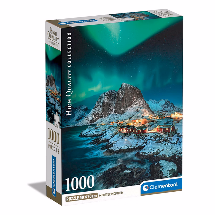 Clementoni Παζλ High Quality Collection Νησιά Lofoten 1000 τμχ - Compact Box