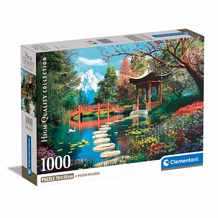 Clementoni Παζλ High Quality Collection Κάστρο Χιμέτζι Την Άνοιξη 1000 τμχ - Compact Box