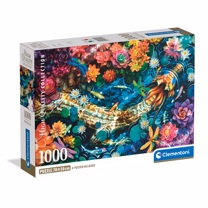 Clementoni Παζλ High Quality Collection Ο Ποταμός Κόι 1000 τμχ - Compact Box
