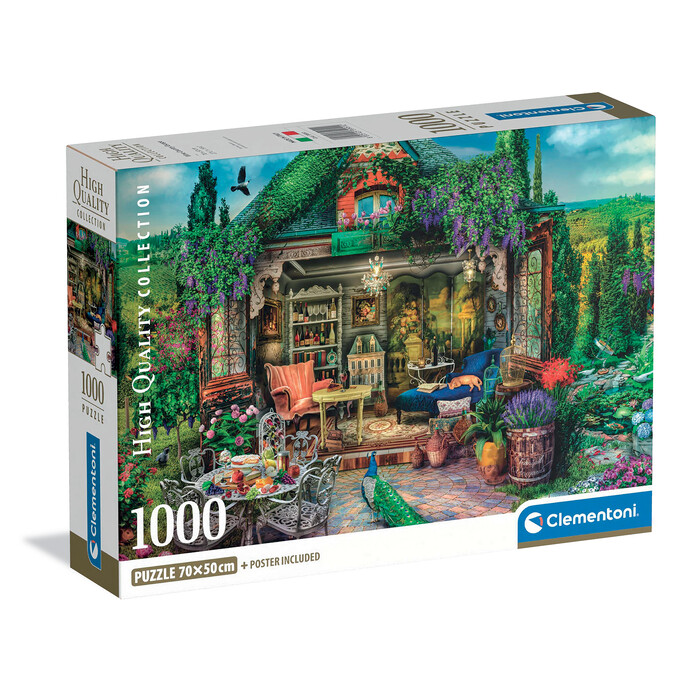 Clementoni Παζλ High Quality Collection Απόδραση στη Χώρα του Κρασιού 1000 τμχ - Compact Box