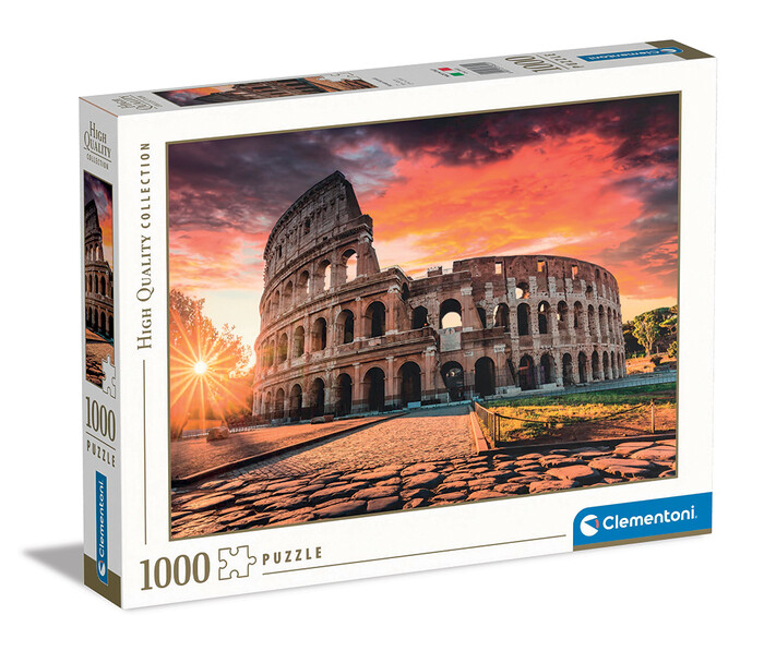 Clementoni Puzzle High Quality Collection Sunset At The Colosseum 1000 pcs