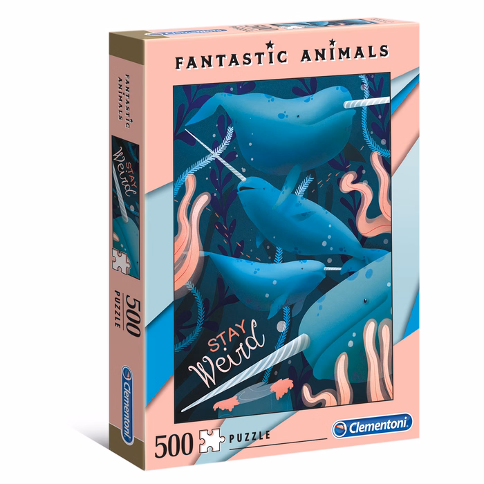Clementoni Παζλ Fantastic Animals Ναρβάλ 500 τμχ