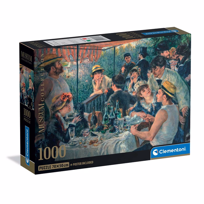 Clementoni Puzzle Museum Collection Renoir: Lunch Boating Party 1000 pcs - Compact Box
