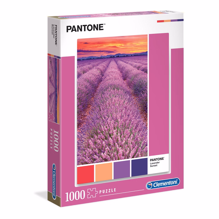 Clementoni Παζλ Pantone Μωβ Βιόλες 1000 τμχ