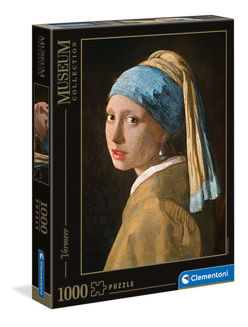 Clementoni Παζλ Museum Collection Vermeer: Κορίτσι Με Μαργαριταρένιο Σκουλαρίκι 1000 τμχ