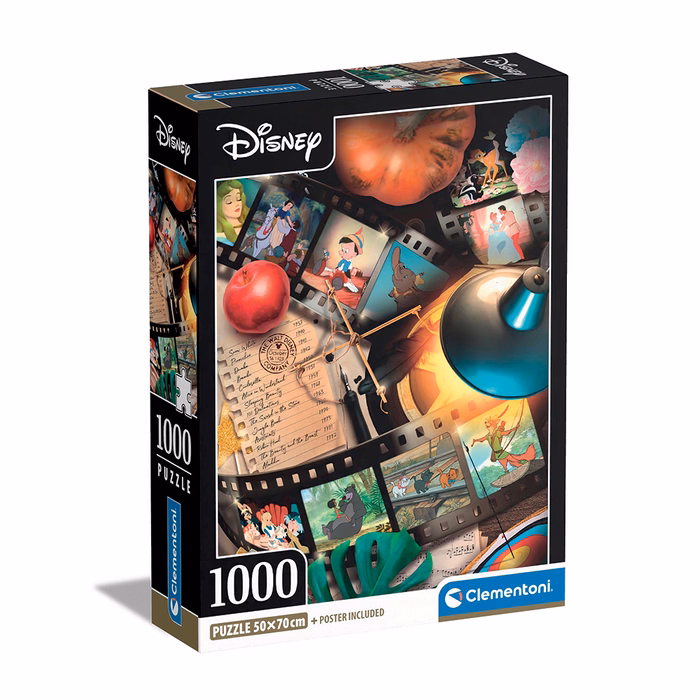 Clementoni Παζλ High Quality Collection Disney Classic Movies 1000 τμχ - Compact Box