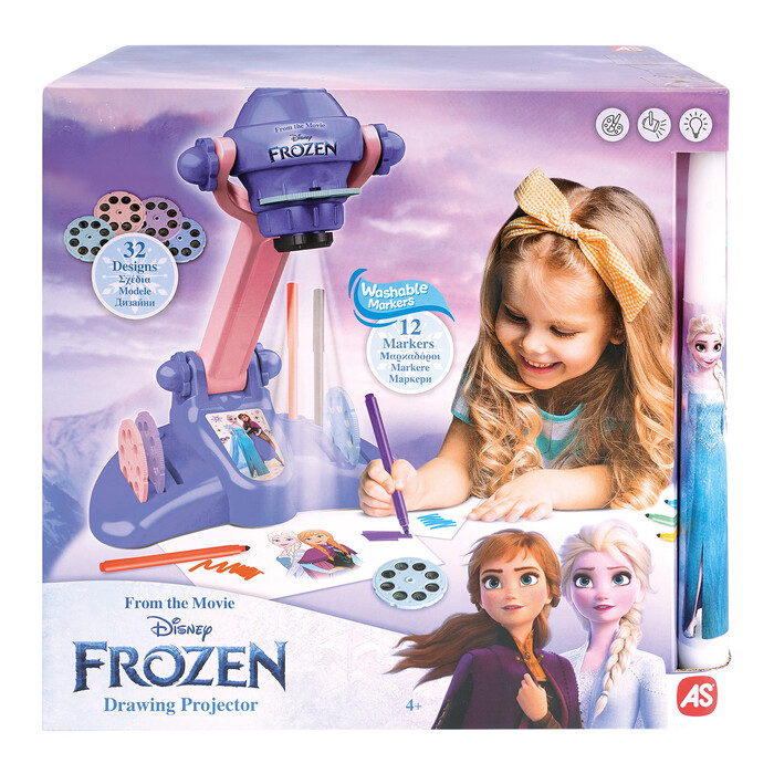 Λαμπάδα AS Προτζέκτορας Ζωγραφικής Disney Frozen Για 4+ Χρονών