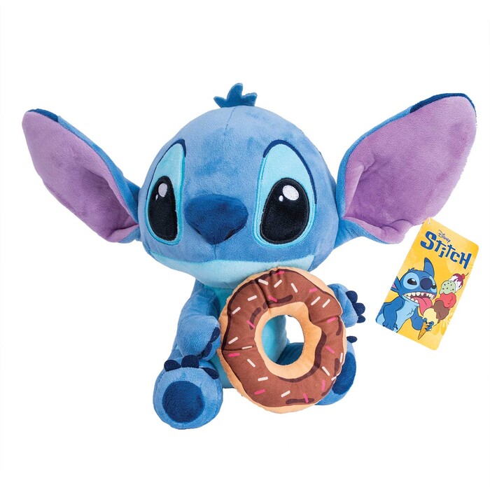 Disney Plush Stitch With Donut 25cm