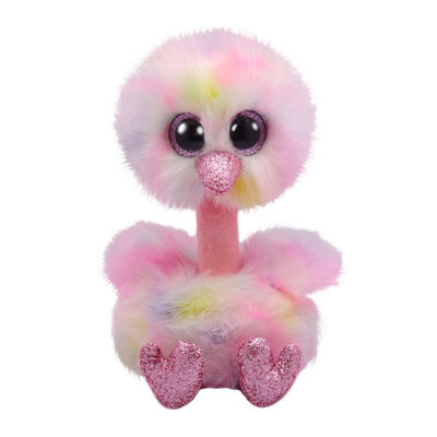 TY Beanie Boos Avery Plush Ostrich Pastel 40cm