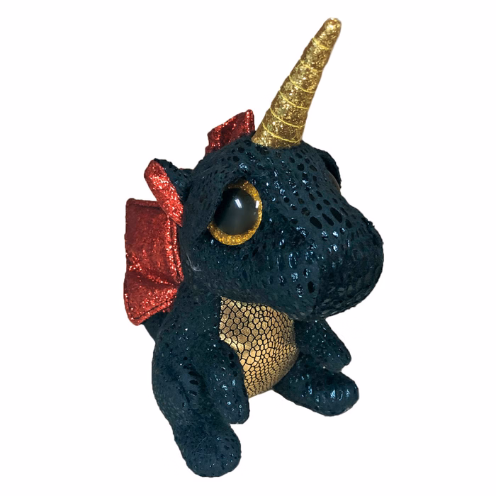 TY Beanie Boos Grindal Plush Dragon Unicorn Multicolor 15cm