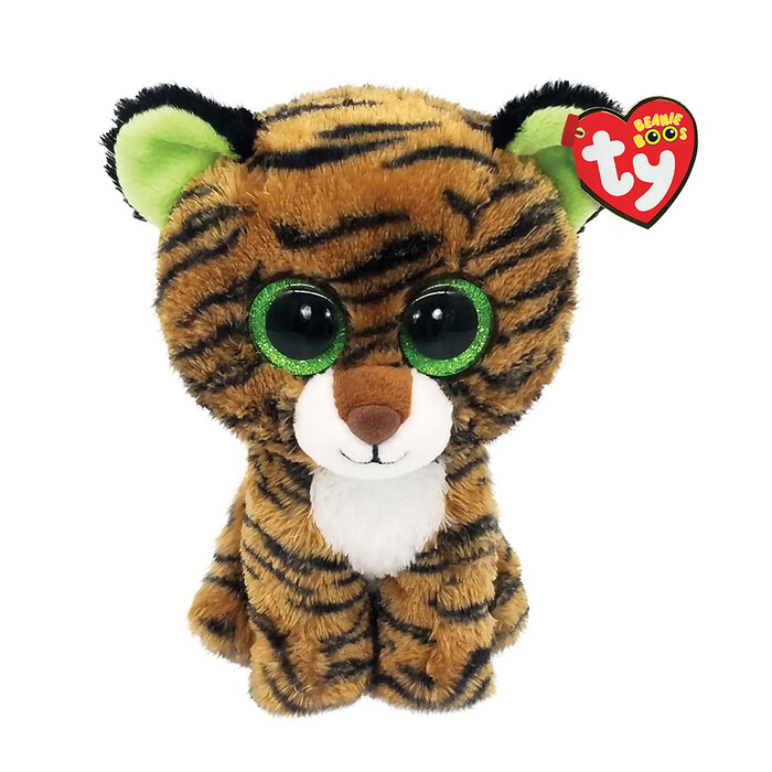 TY Beanie Boos Tiggy Χνουδωτό Τιγράκι Καφέ 15εκ