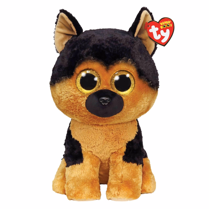 TY Beanie Boos Spirit Plush German Shepherd Dog Brown And Black 40cm