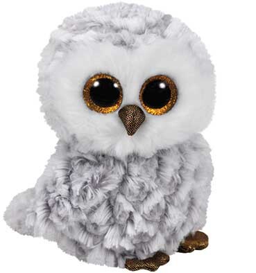 TY Beanie Boos Owlette Plush Owl White 15cm
