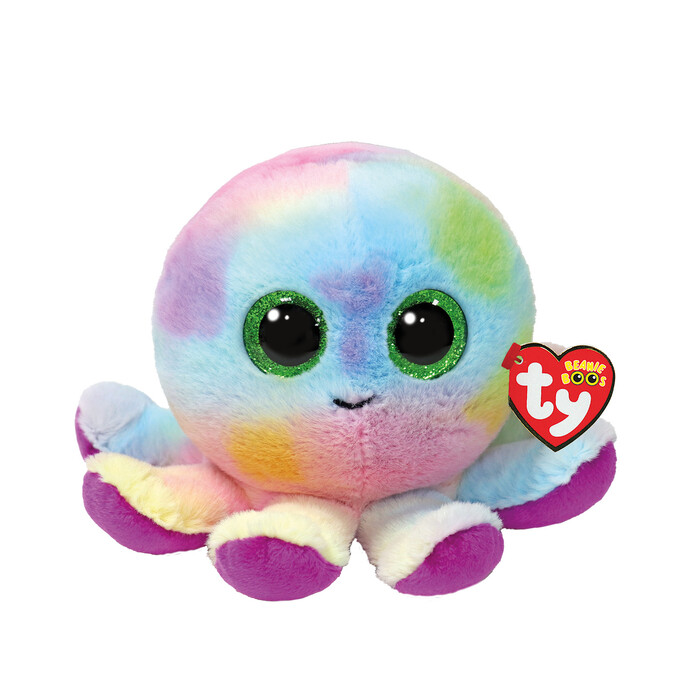 TY Beanie Boos Bubbles Χνουδωτό Χταπόδι Πολύχρωμο 15εκ