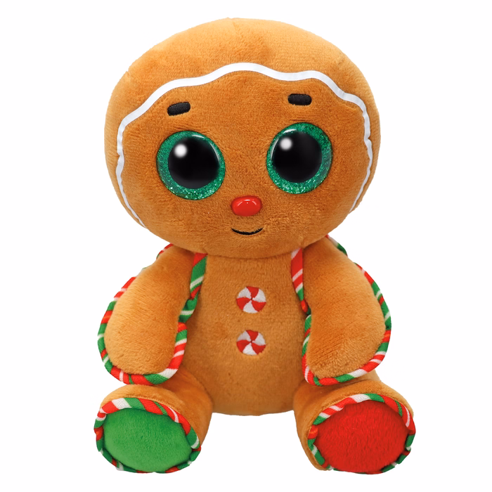 TY Beanie Boos Χνουδωτό Χριστουγεννιάτικο Μπισκοτάκι Καφέ 15εκ