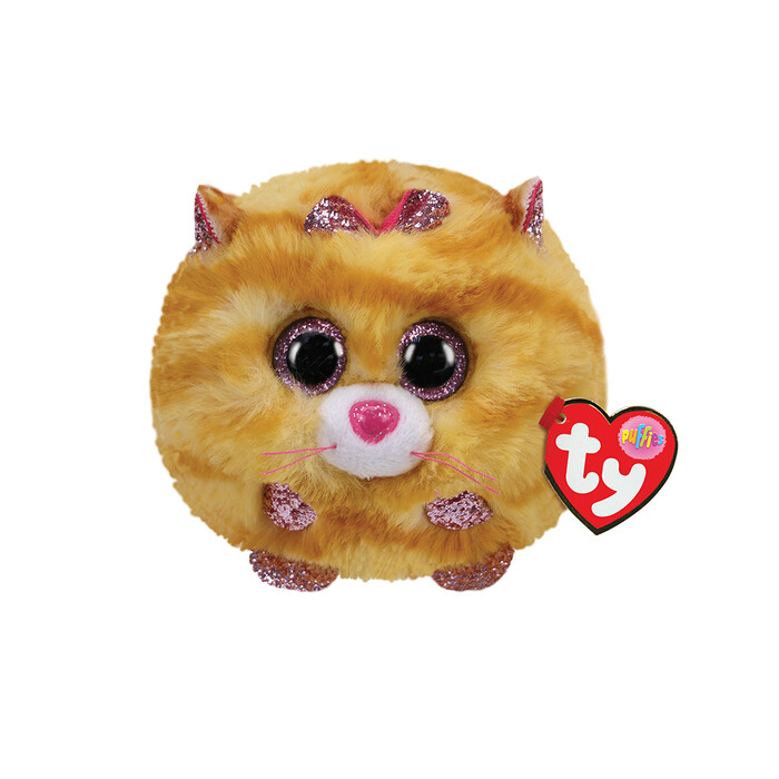 TY Beanie Balls Tabitha Χνουδωτό Γατούλα Κίτρινο