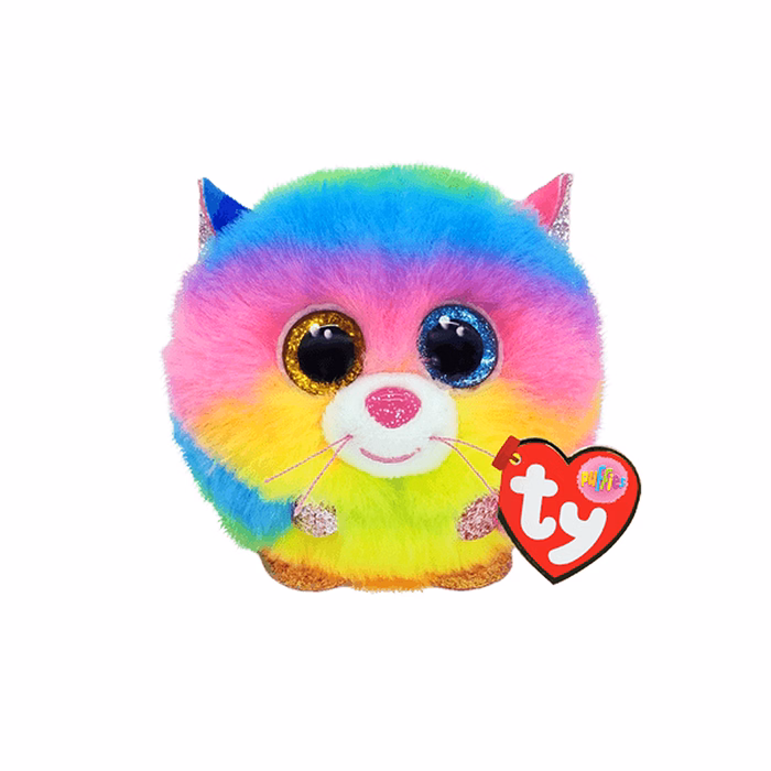TY Beanie Balls Gizmo Plush Kitty Multicolor