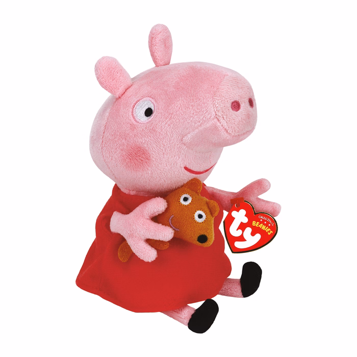 TY Beanie Babies Χνουδωτό Peppa Pig 15εκ