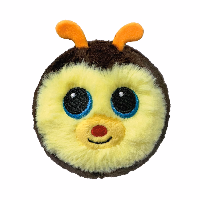 TY Beanie Bouncers Buzzy Χνουδωτό Μπαλάκι που Αναπηδάει Μελισσούλα Κίτρινη