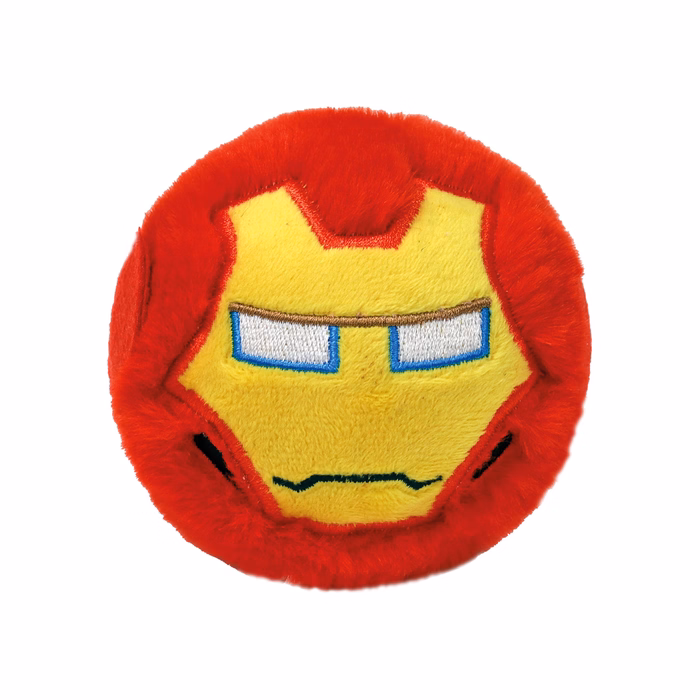 TY Beanie Bouncers Marvel Iron Man Plush Bounce Ball Red