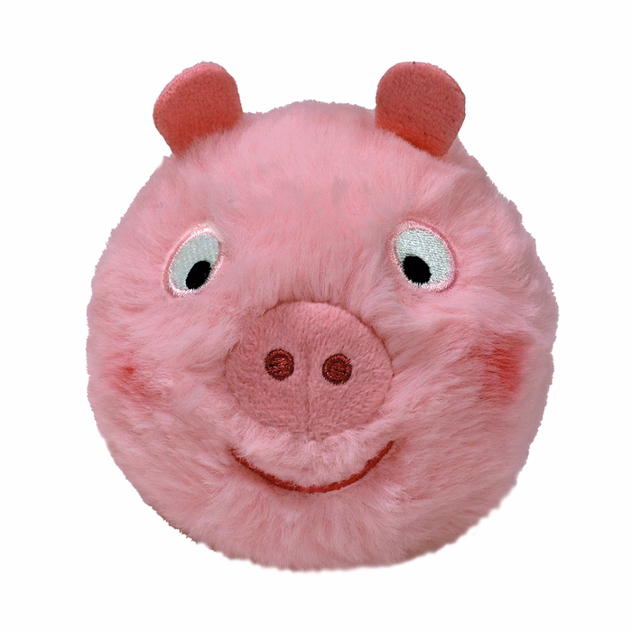 TY Beanie Bouncers Peppa Pig Plush Bounce Ball Pink