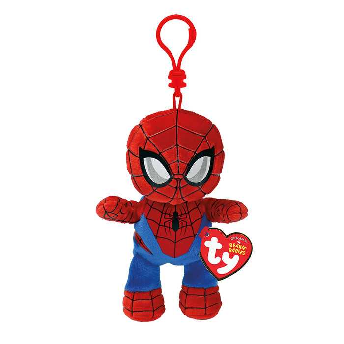 TY Beanie Babies Key Chain Plush Spiderman 8,5cm