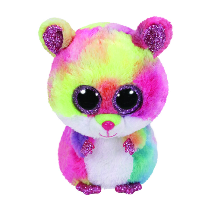 TY Beanie Boos Rodney Plush Hamster Multicolor 23cm