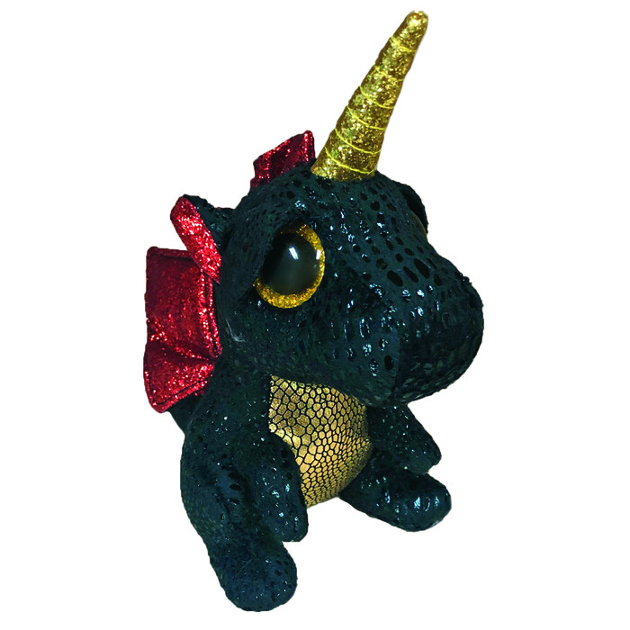 TY Beanie Boos Grindal Plush Dragon Unicorn Multicolor 23cm