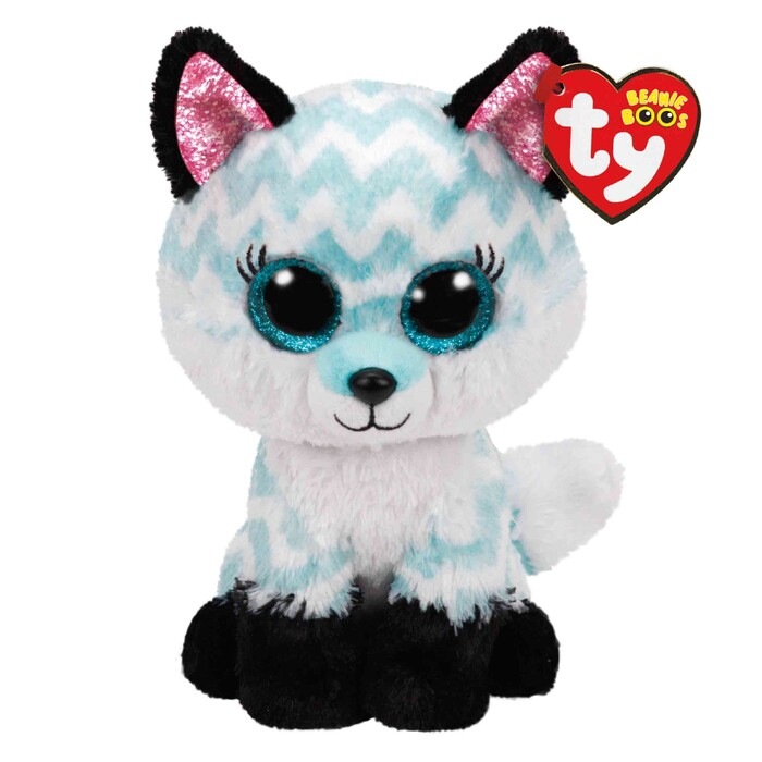 TY Beanie Boos Atlas Χνουδωτό Αλεπού Τιρκουάζ 23εκ