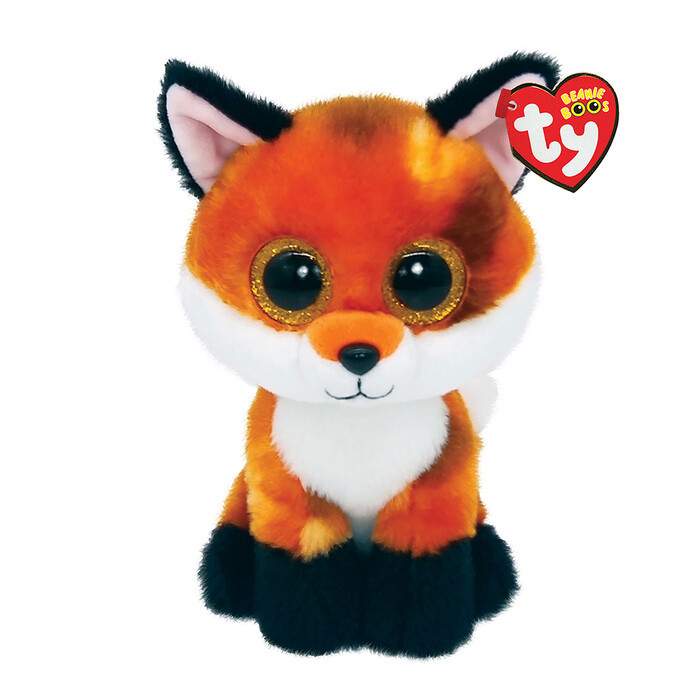 TY Beanie Boos Meadow Plush Fox Orange 23cm