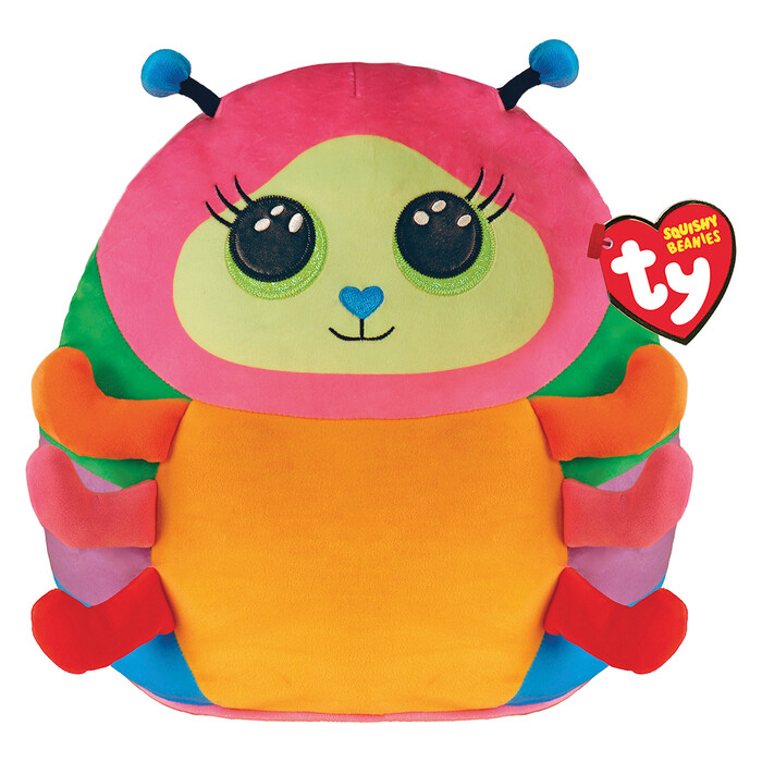 TY Squishy Beanies Nessa Plush Butterfly Multicolor 25cm