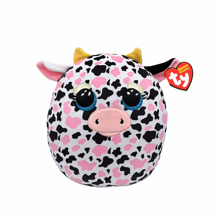 TY Squishy Beanies Milkshake Αγελαδίτσα Πολύχρωμη 25εκ