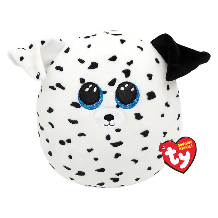 TY Squishy Beanies Fetch Plush Dalmatian Dog Multicolor 25cm