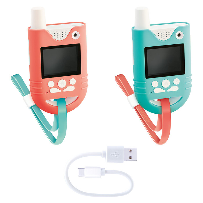 Com Creator Set of 2 Walkie-Talkies with Video Creator for Ages 6+