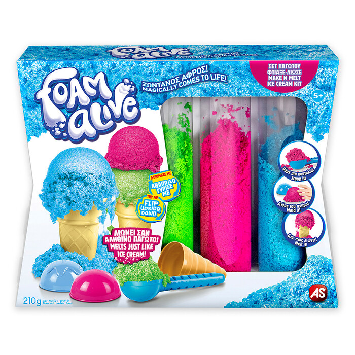 Foam Αlive Melt & Make Ice Cream Kit 210gr For Ages 5+