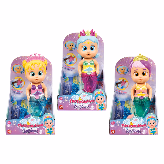 Πλατσουλίνια Shimmer Mermaids Κούκλα Μπάνιου