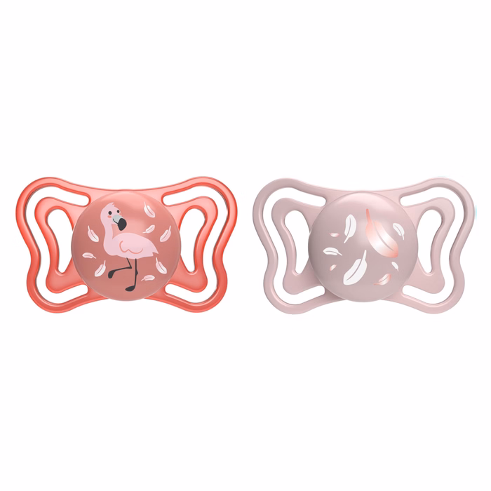 Chicco Light PhysioForma Pacifiers Pink for 6-16 Months 2 pcs