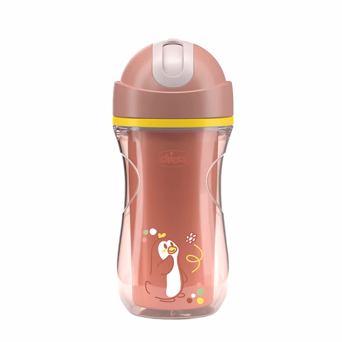Chicco Ποτηράκι Sport Natural Ροζ Για 14+ Μηνών