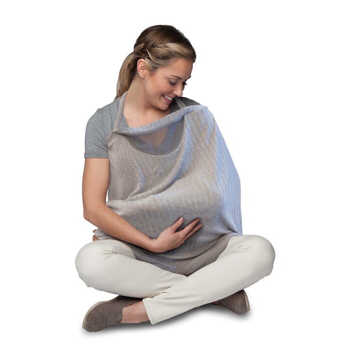 Chicco Nursing Bib Boppy Silver Grey