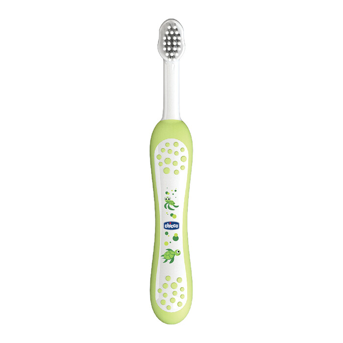 Chicco Green Toothbrush for 6+ Months
