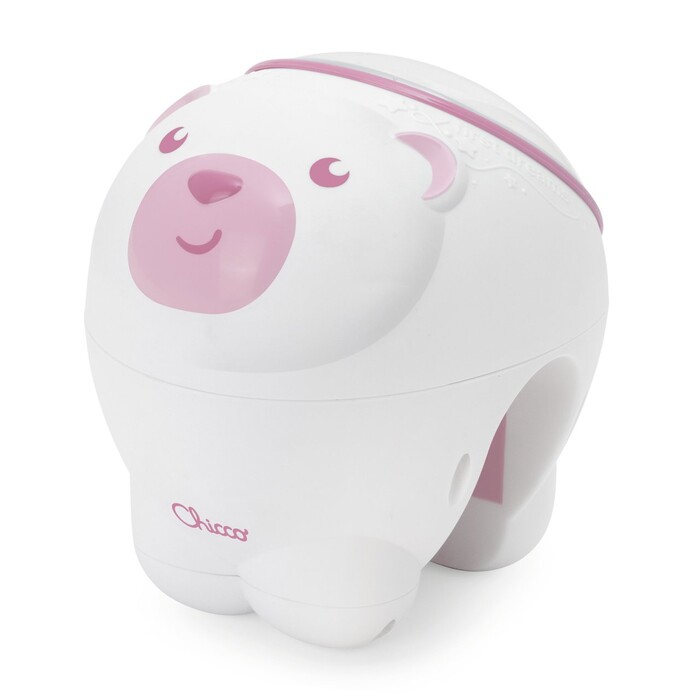 Chicco Baby Crib Projector Polar Bear Pink for 0+ Months