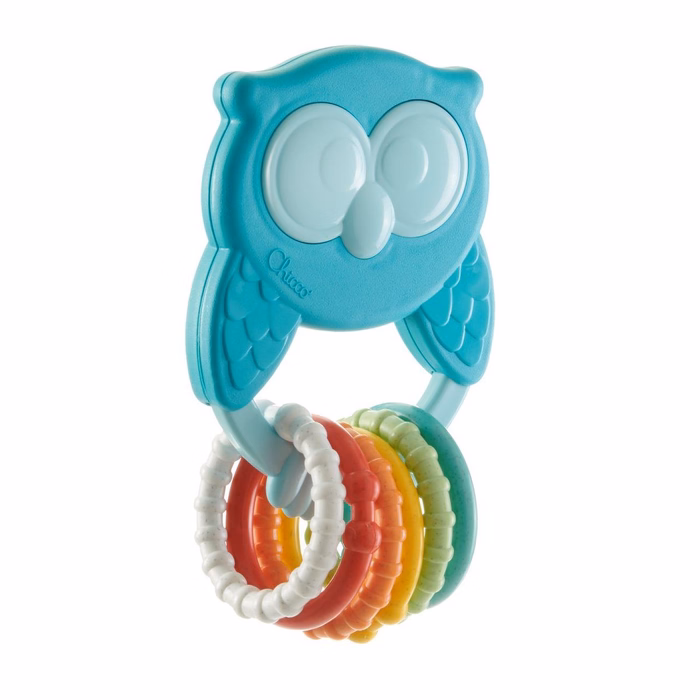 Chicco Baby Rattle Owl for 3-18 Months